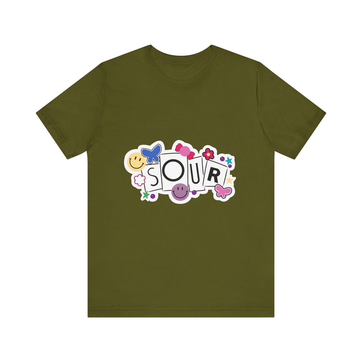 Olivia Rodrigo Unisex Jersey Short Sleeve Tee - Sour