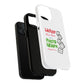 White Paw Print Tough Magnetic case