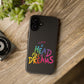 Premium Tough Case for iPhone 12 to 16 Pro Max Showcasing Coldplay’s Iconic A Head Full of Dreams