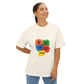 Copy of Copy of Copy of  Orange Divide Symbol Oversized Boxy Tee