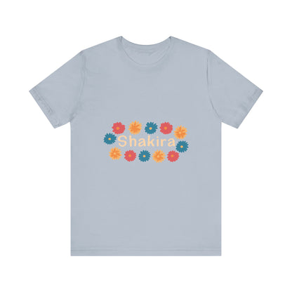 Retro Floral Groove Unisex jersey short sleeve tee