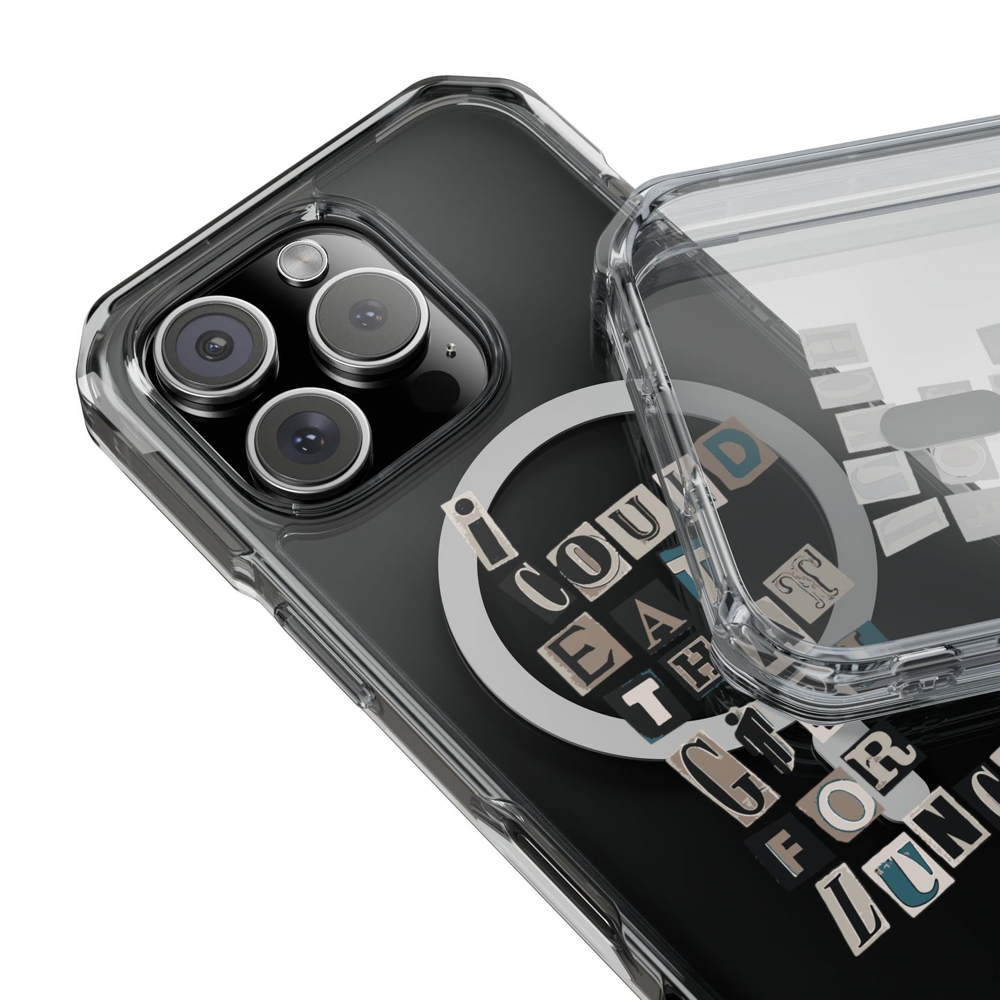 Mixed Message Collage Magnetic Clear Impact Case