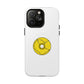 Minimalist Black Disc Outline Tough Magnetic Case