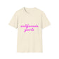 California Script - Unisex Softstyle T-shirt