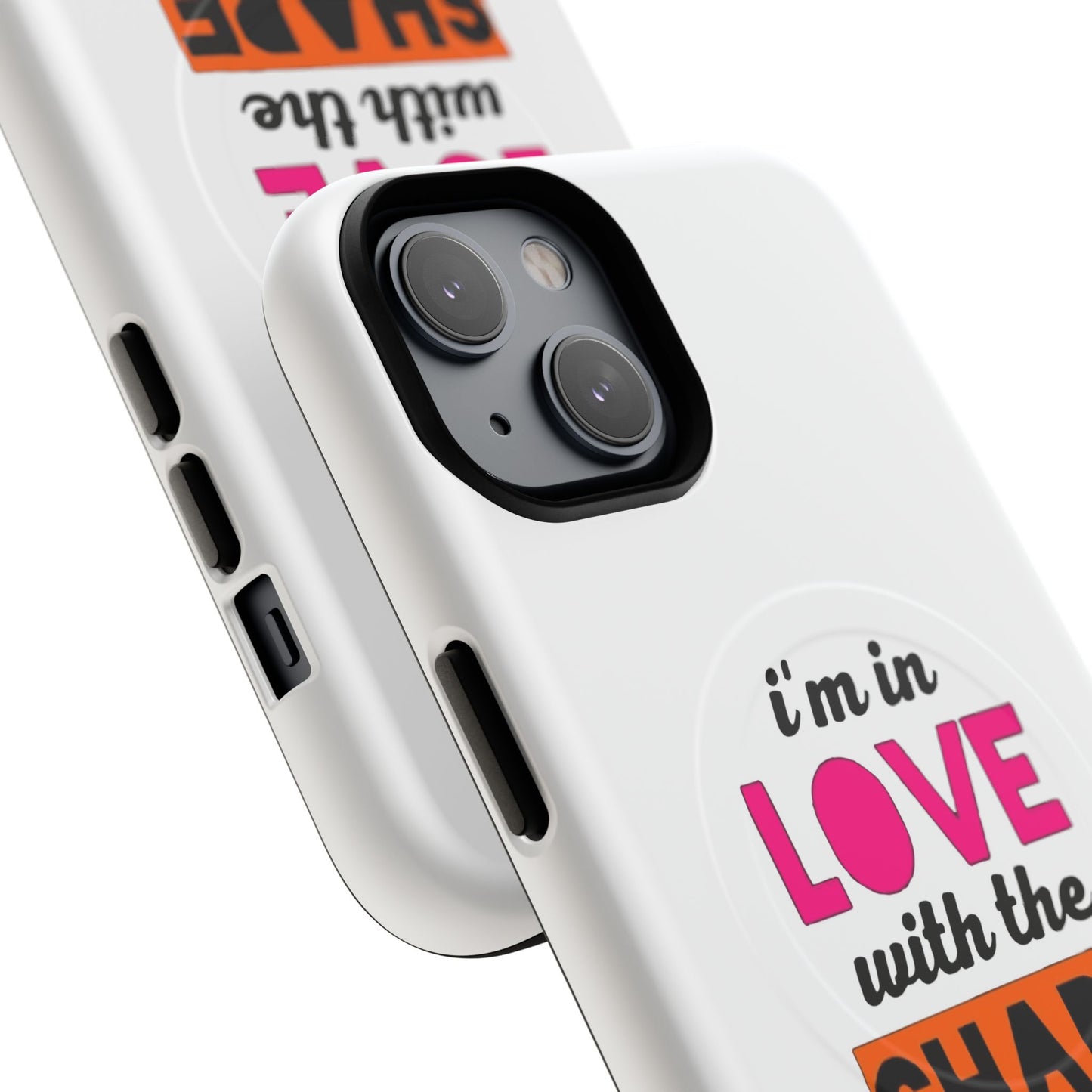 Orange Divide Symbol Tough Magnetic case