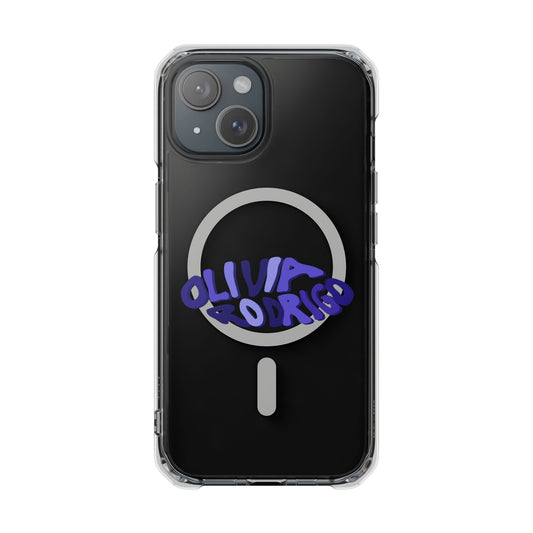 Olivia Rodrigo Wavy Text Magnetic Clear Impact Case