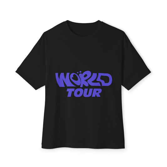 World Tour Bubble Letter-Oversized Tee