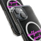 California Script Magnetic Clear Impact cases