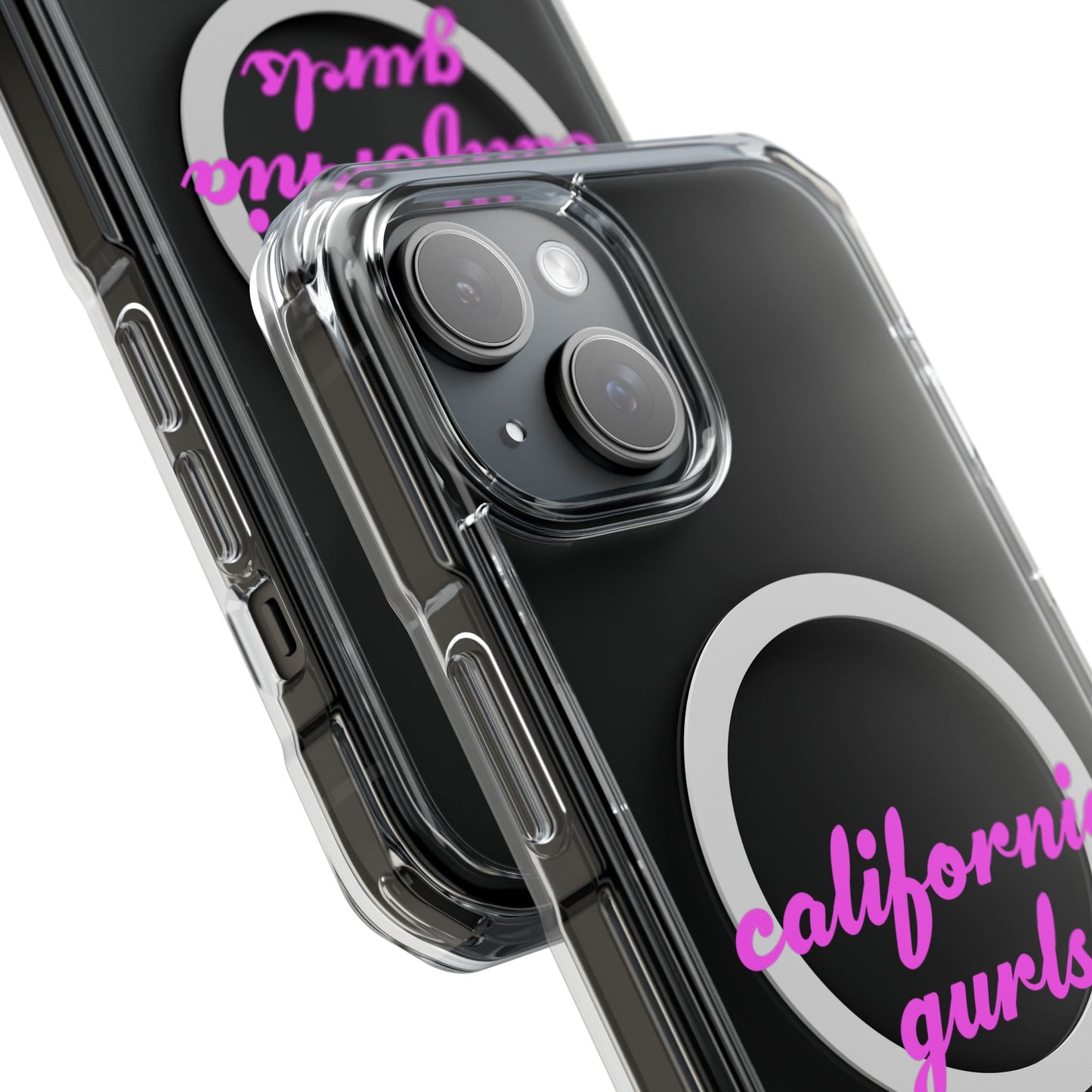 California Script Magnetic Clear Impact cases