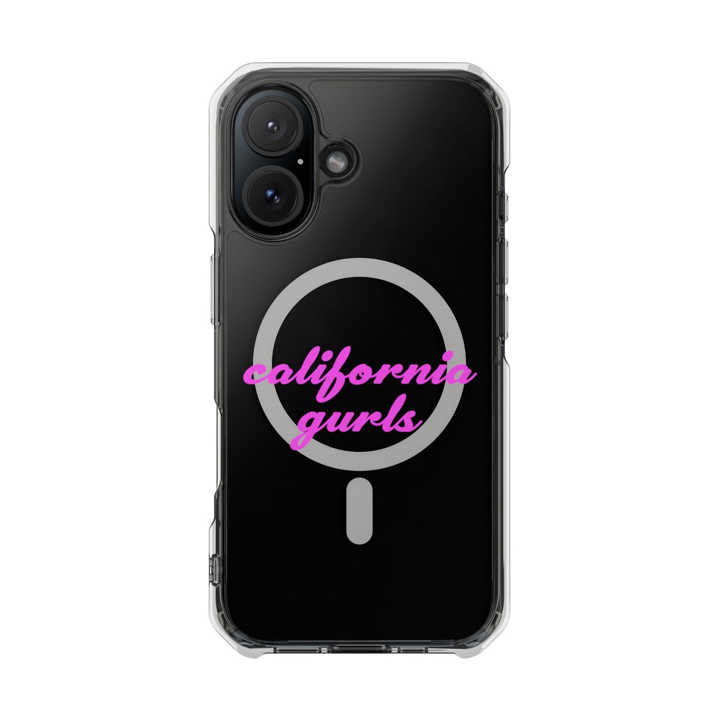 California Script Magnetic Clear Impact cases