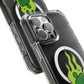 Green Flame Icon Magnetic Clear Impact Case