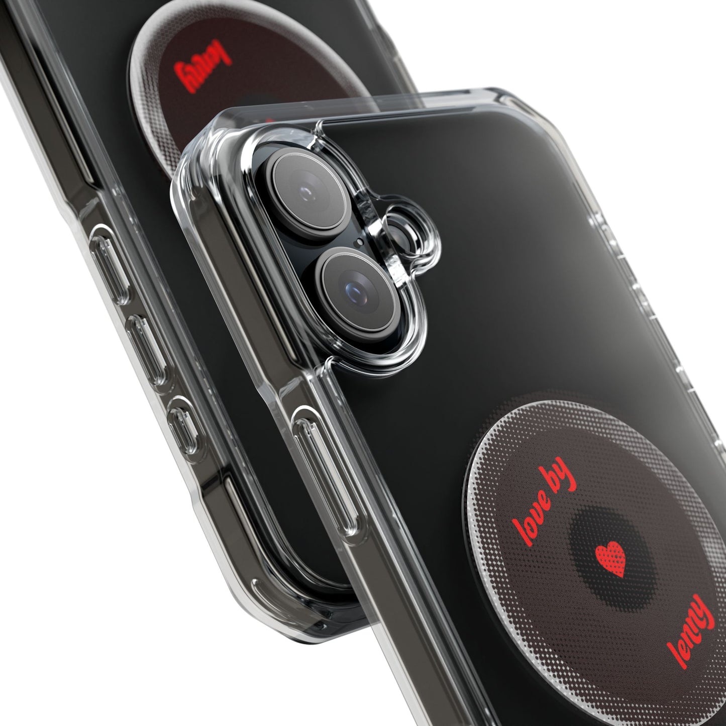 Vinyl Love Spin Magnetic clear Impact case