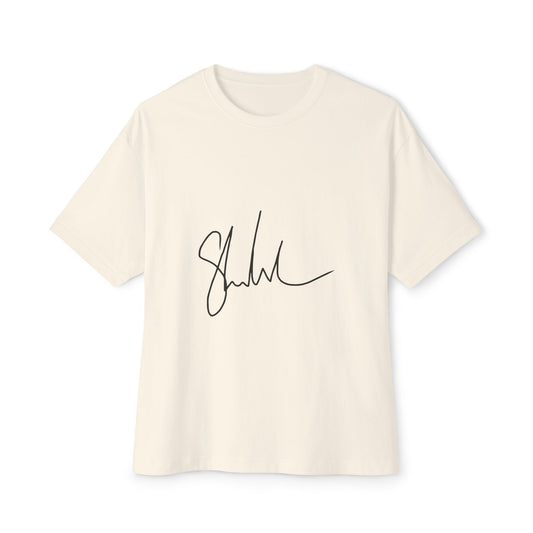 Outline Echo Unisex Oversized Boxy Tee