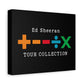 Matte Stretched Canvas, 1.25" Depth – Ed Sheeran Black Edition