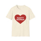 Nasty Women Heart - Unisex Softstyle T-shirt