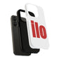 ILO Bold Red Block Tough Magnetic Case