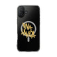 Golden Brush Script Magnetic Clear Impact case