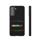 Premium Tough Case for Samsung S21 to S25 Ultra Showcasing Coldplay’s Signage