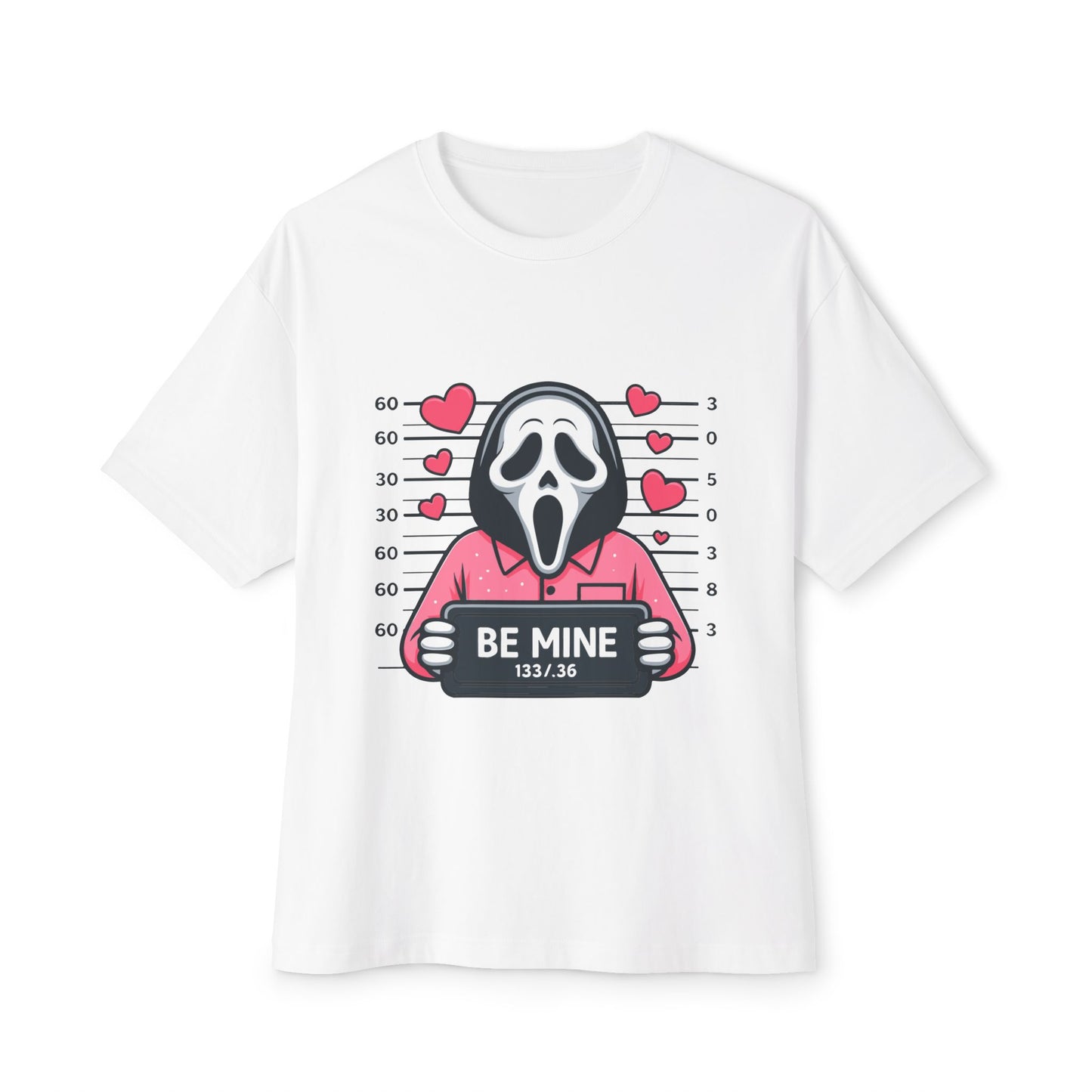 Oversized boxy Tee – Snazzy Be mine Edition