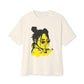 Neon Mood Portrait Unisex Oversized Tee