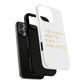 Know Myself Lyric Script Tough Magnetic Cases
