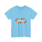 Retro Floral Groove Unisex Heavy cotton tee