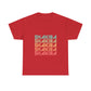 Retro Pop Lines Unisex Heavy cotton tee