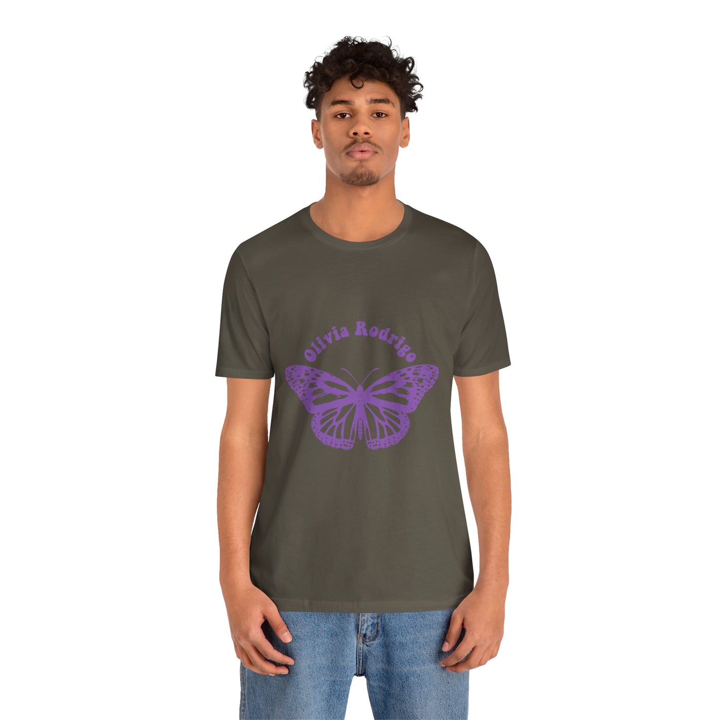 Olivia Rodrigo Unisex Jersey Short Sleeve Tee - With Butterfly