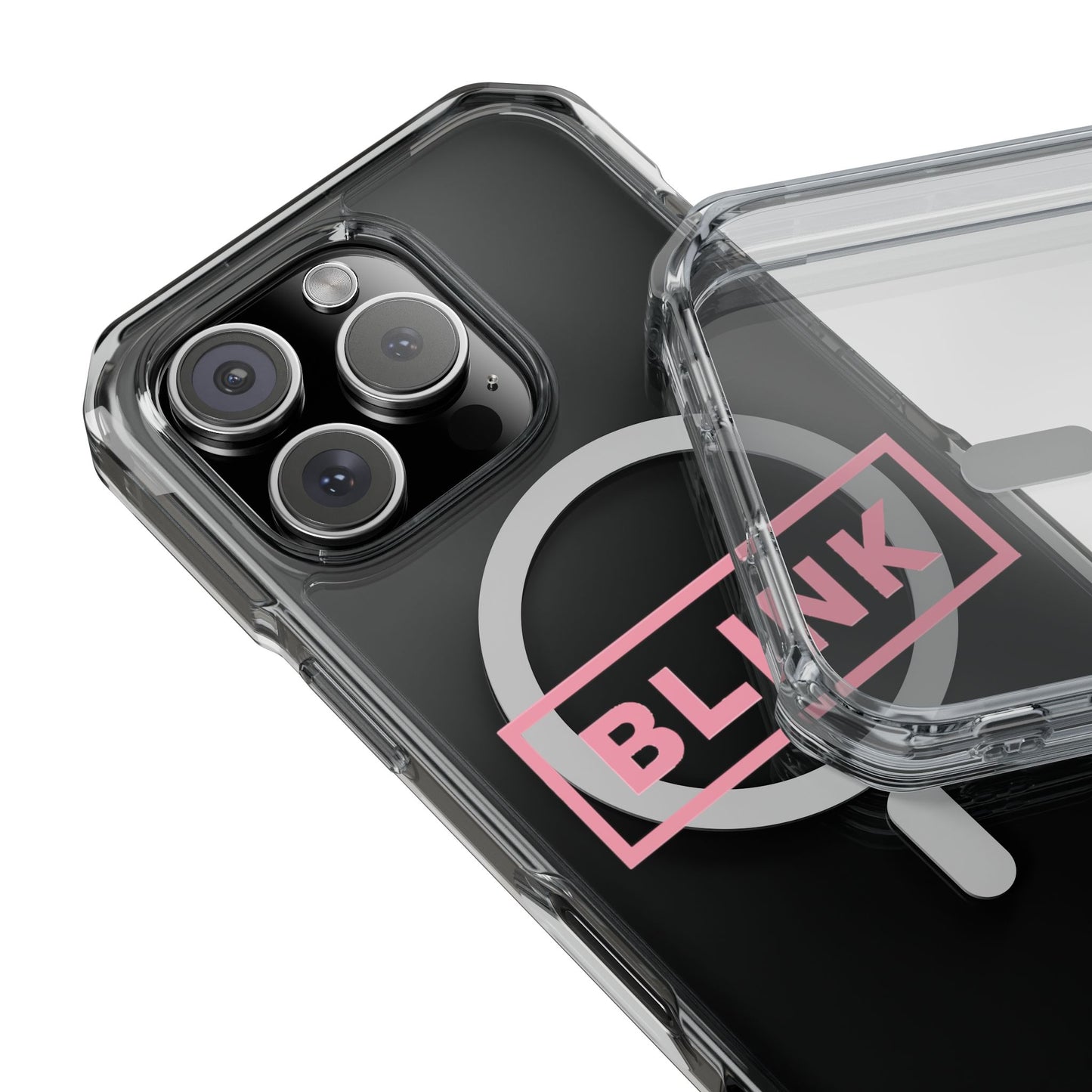 Minimal BLINK Logo - Magnetic Clear Impact Case