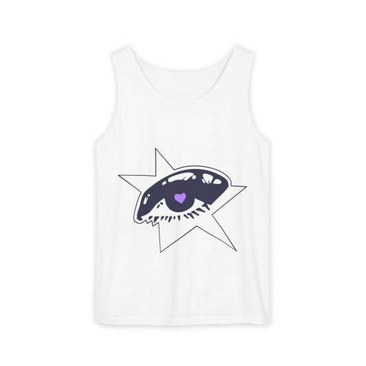 Purple Starry Eye-Dyed Tank Top