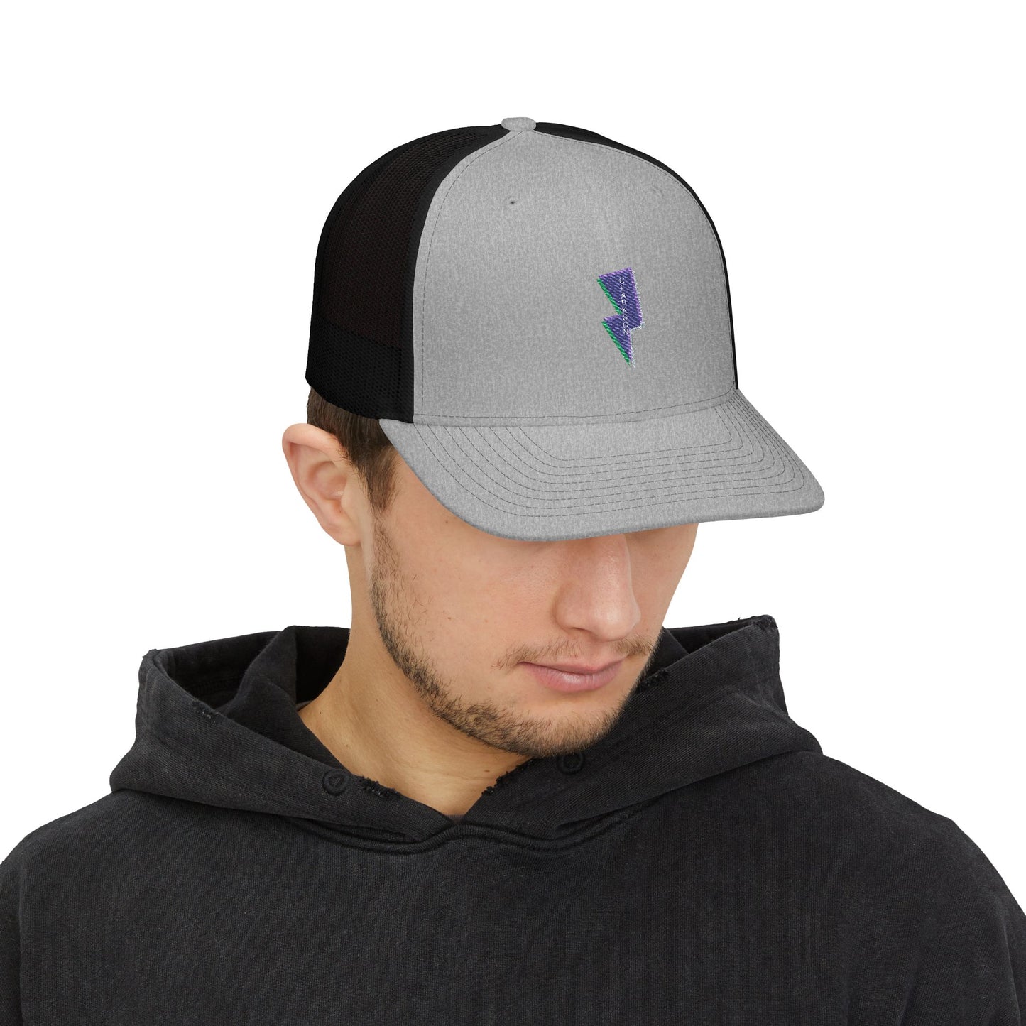 Neon Bolt Energy Snapback Trucker cap