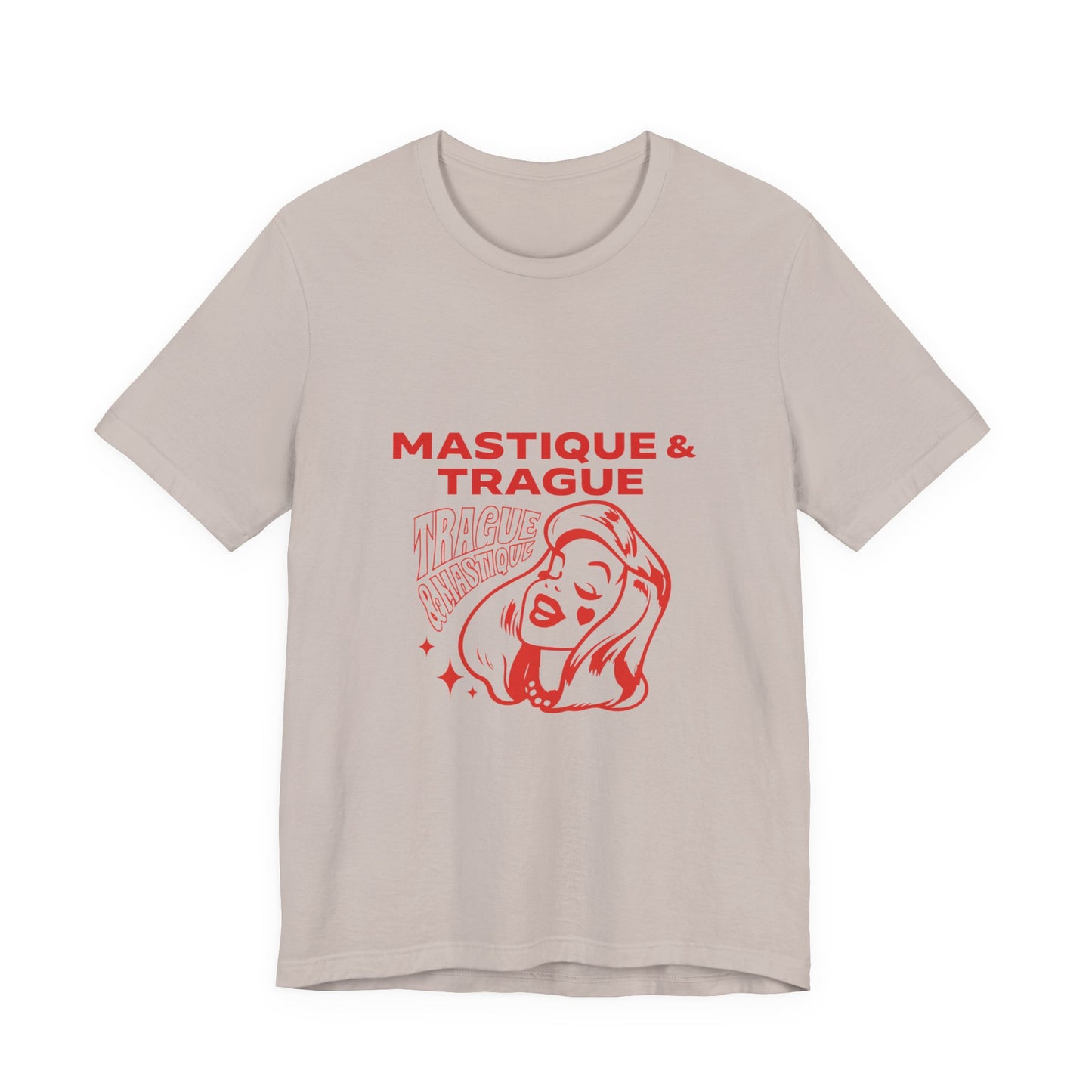Fierce Femme in Red Unisex jersey short sleeve tee