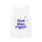 Dad Idea Right! Star & Butterfly-Dyed Tank Top