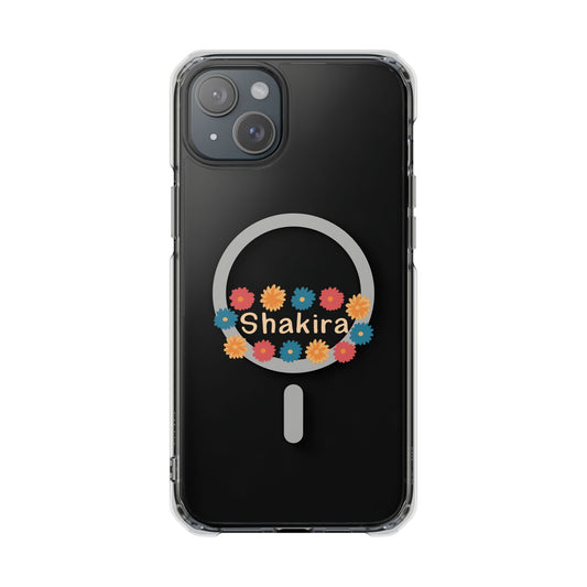 Retro Floral Groove Clear Impact case