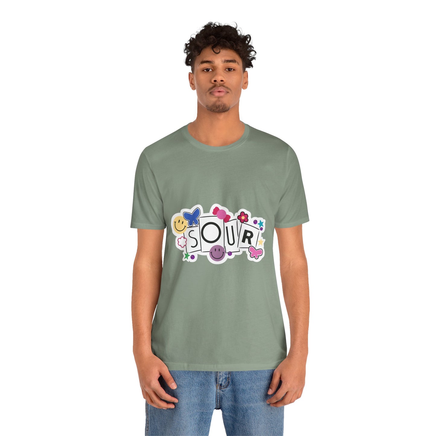 Olivia Rodrigo Unisex Jersey Short Sleeve Tee - Sour
