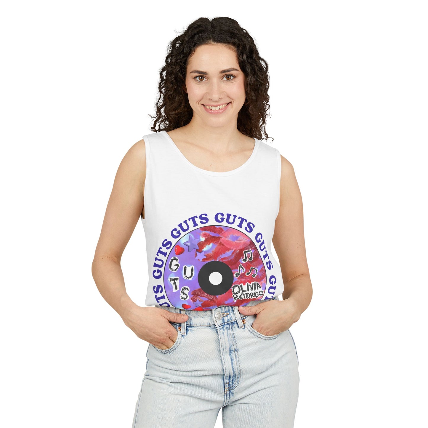Guts Album Art CD-Dyed Tank Top
