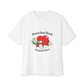 Abstract Guitar Sketch Oversized Boxy Tee