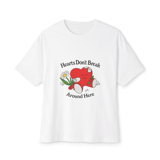 Abstract Guitar Sketch Oversized Boxy Tee