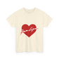 Heartbeat Love Unisex Heavy Cotton Tee