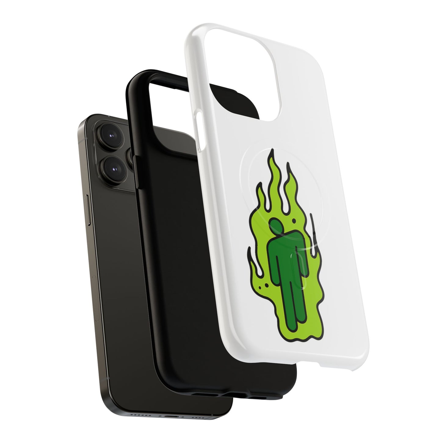 Green Flame Icon Tough Magnetic Case