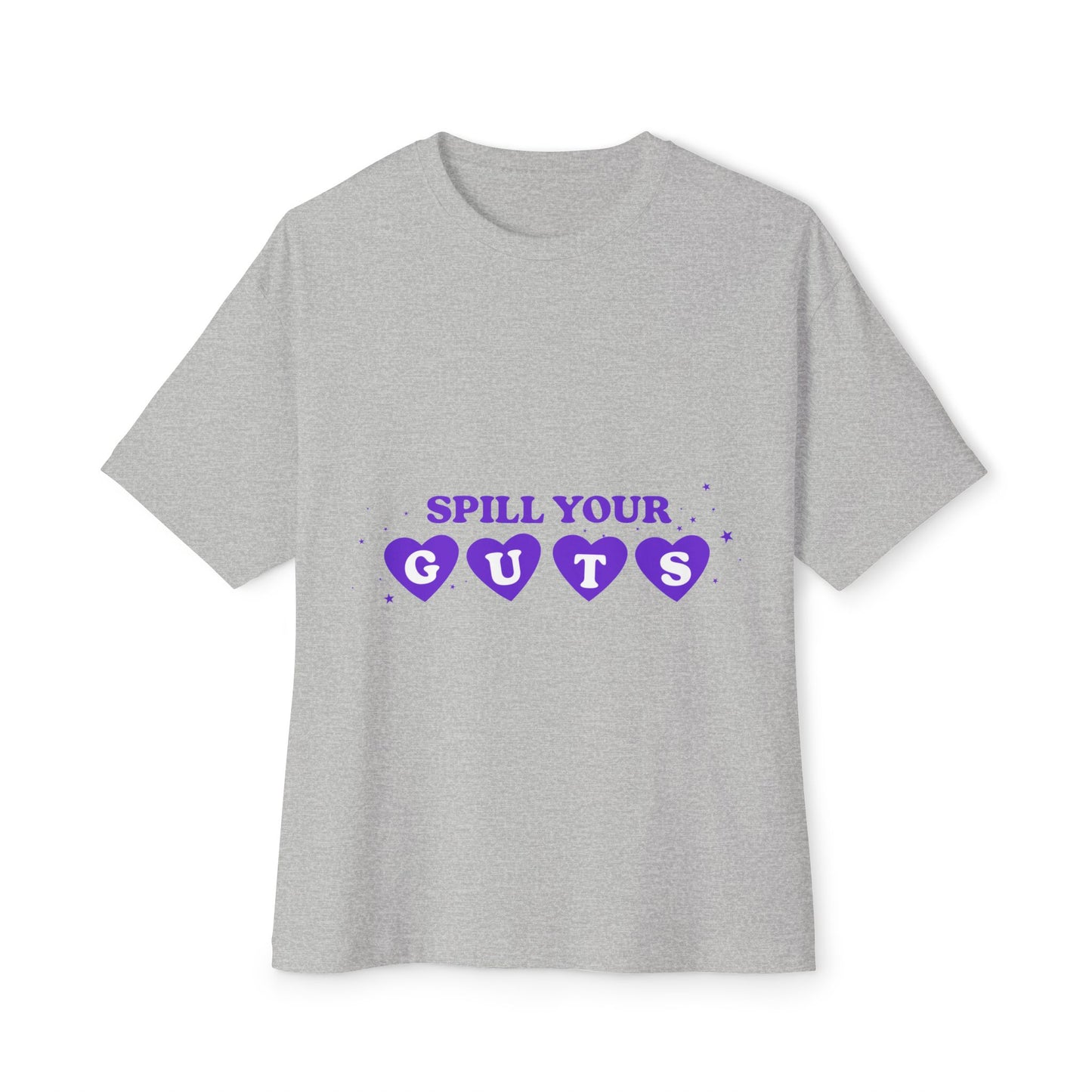 Spill Your Guts Heart-Oversized Tee