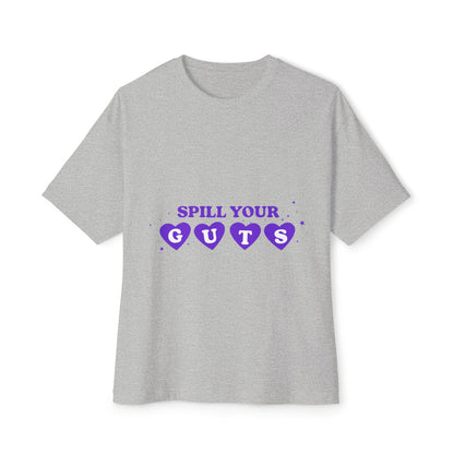 Spill Your Guts Heart-Oversized Tee