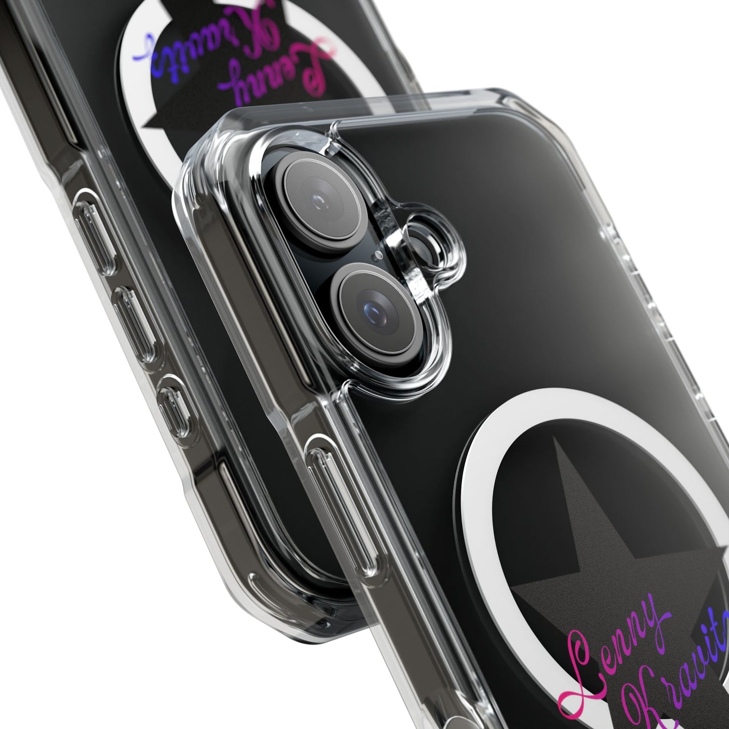 Retro Groove Script Magnetic clear Impact case