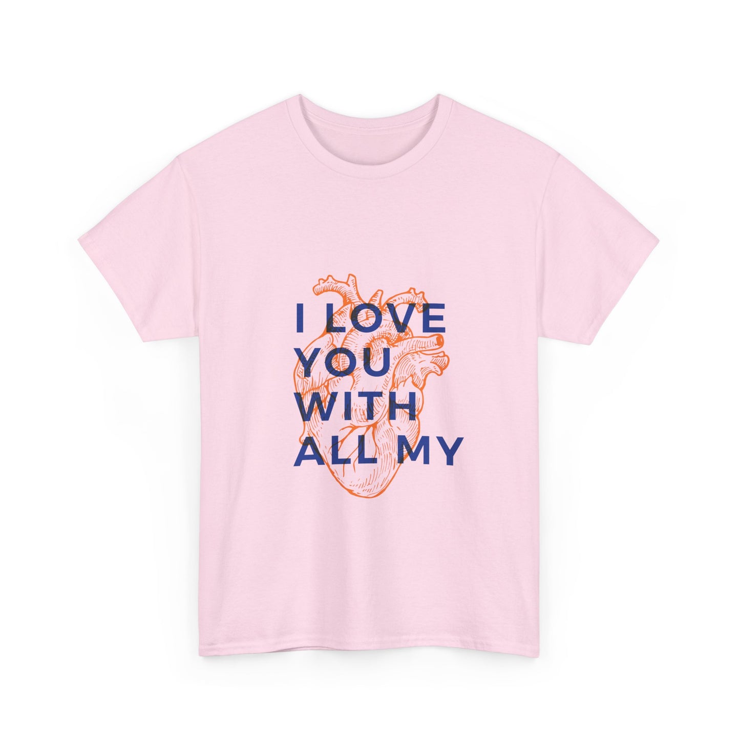 All My Heart Anatomical Art Unisex Heavy Cotton Tee