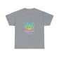 Vibrant Eye and Text Unisex Cotton Tee
