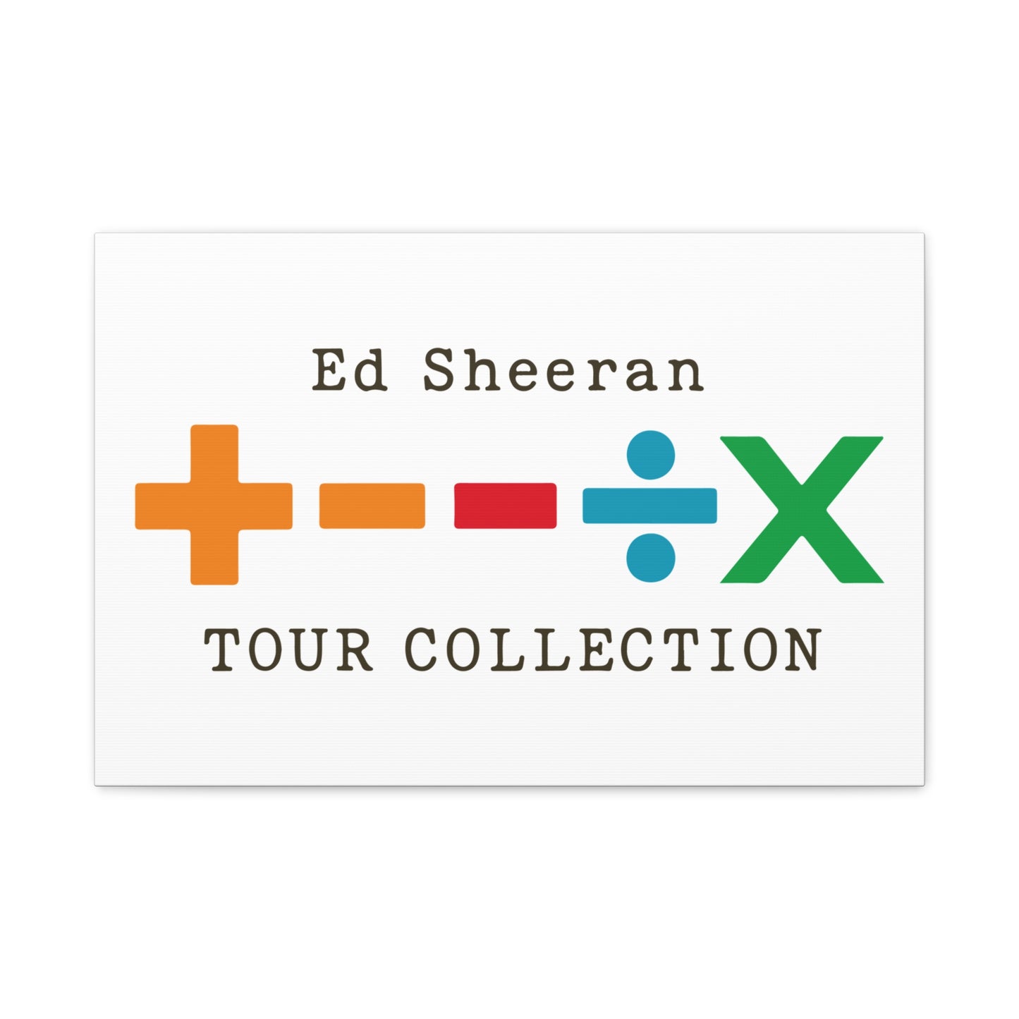 Matte Stretched Canvas, 1.25" Depth – Ed Sheeran Edition
