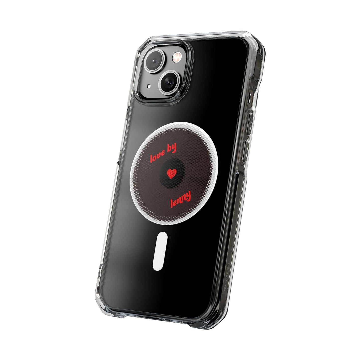 Vinyl Love Spin Magnetic clear Impact case