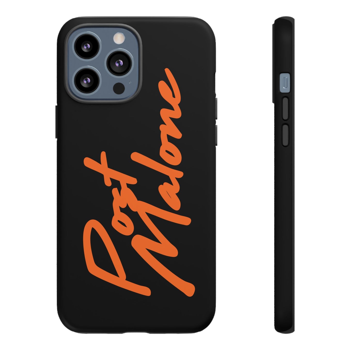 Tough iPhone Case (12–16 Pro Max) – Post Malone Name Design