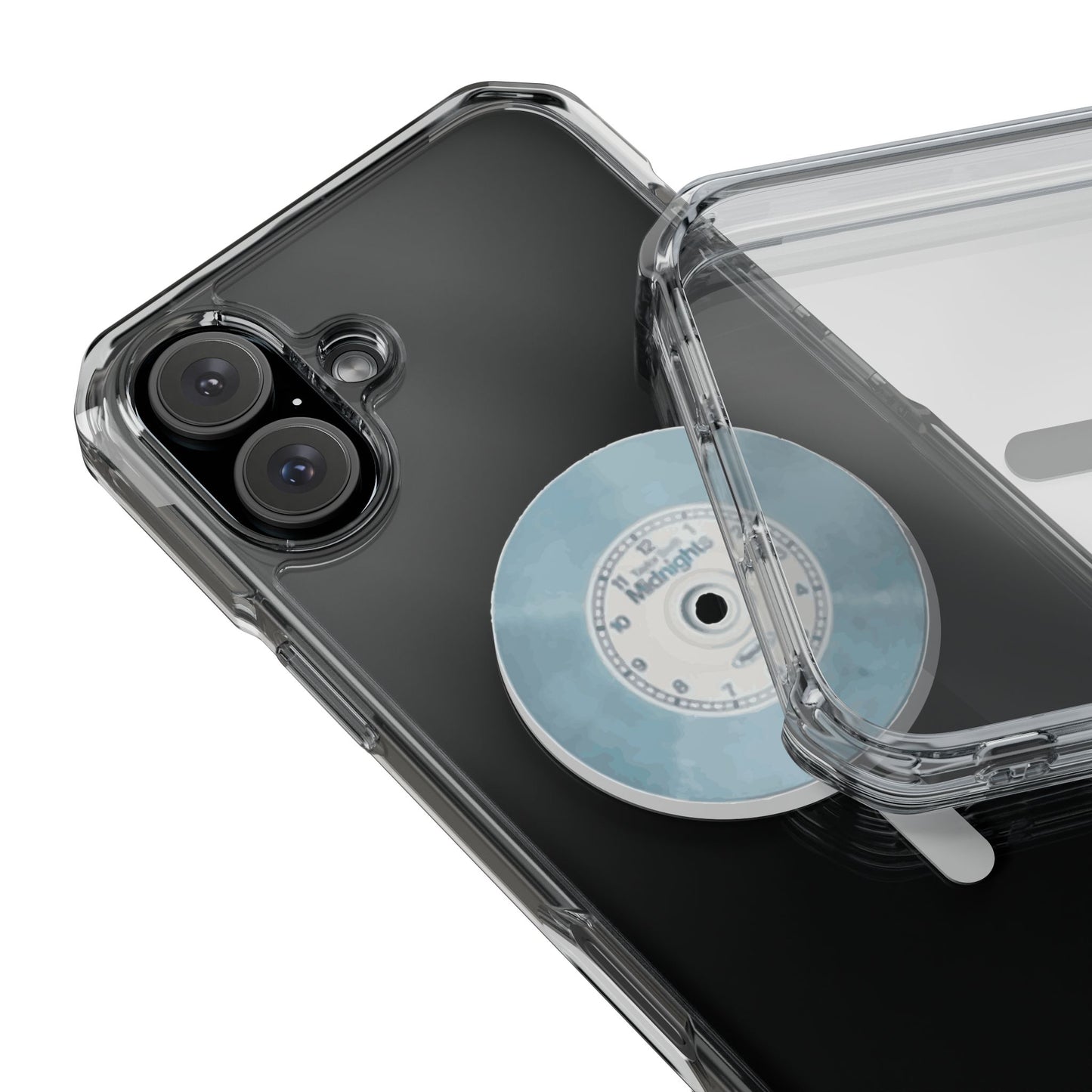 Midnight Vinyl Vibes Magnetic clear Impact Case