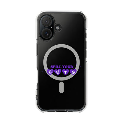 Spill Your Guts Heart Magnetic Clear Impact Case